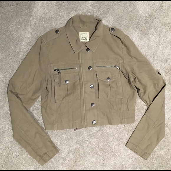 gox by GoSilk army green jacket - Picture 1 of 4